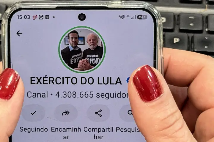Canal Exército do Lula volta ao ar após registro no TSE