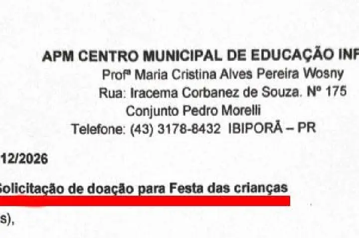 Diretora de CMEI, Secretaria de Educação e prefeito José Maria são denunciados ao Ministério Público