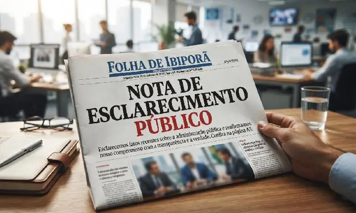 NOTA DE ESCLARECIMENTO PÚBLICO