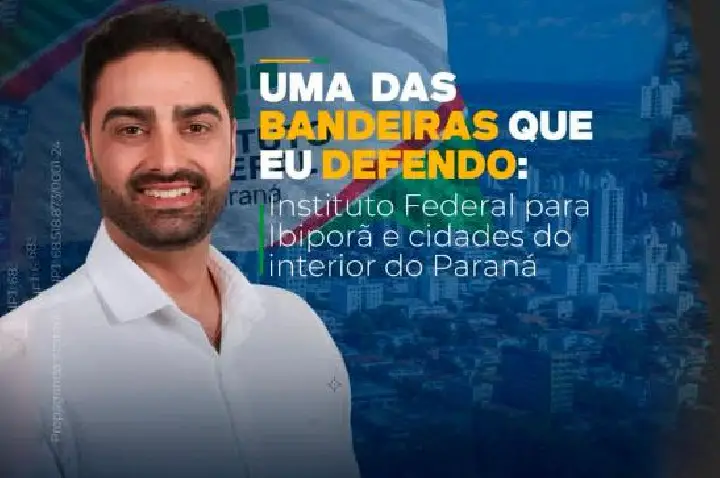 Presidente da Câmara de Ibiporã faz promessa federal para tentar virar deputado estadual
