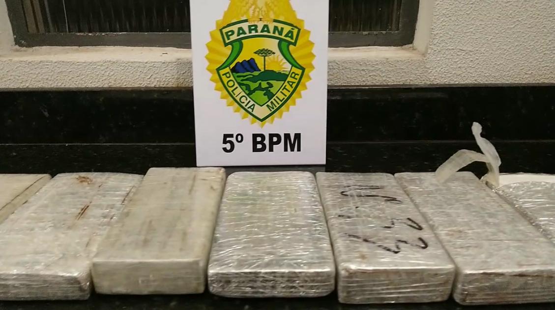 Disque denúncia resulta em apreensão de mais de sete quilos de cocaína