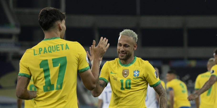 Paquetá e Neymar são destaques após dois tempos distintos da seleção