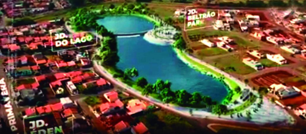 Prefeito acena como uma das prioridades os lagos da cidade