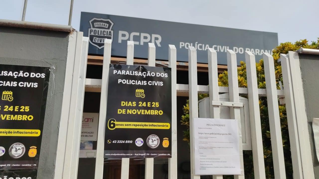 Policia Civil faz paralização por 48 horas em todo o Estado