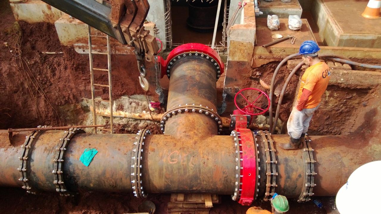 Iniciada obra de nova adutora de captação e abastecimento de água em Londrina