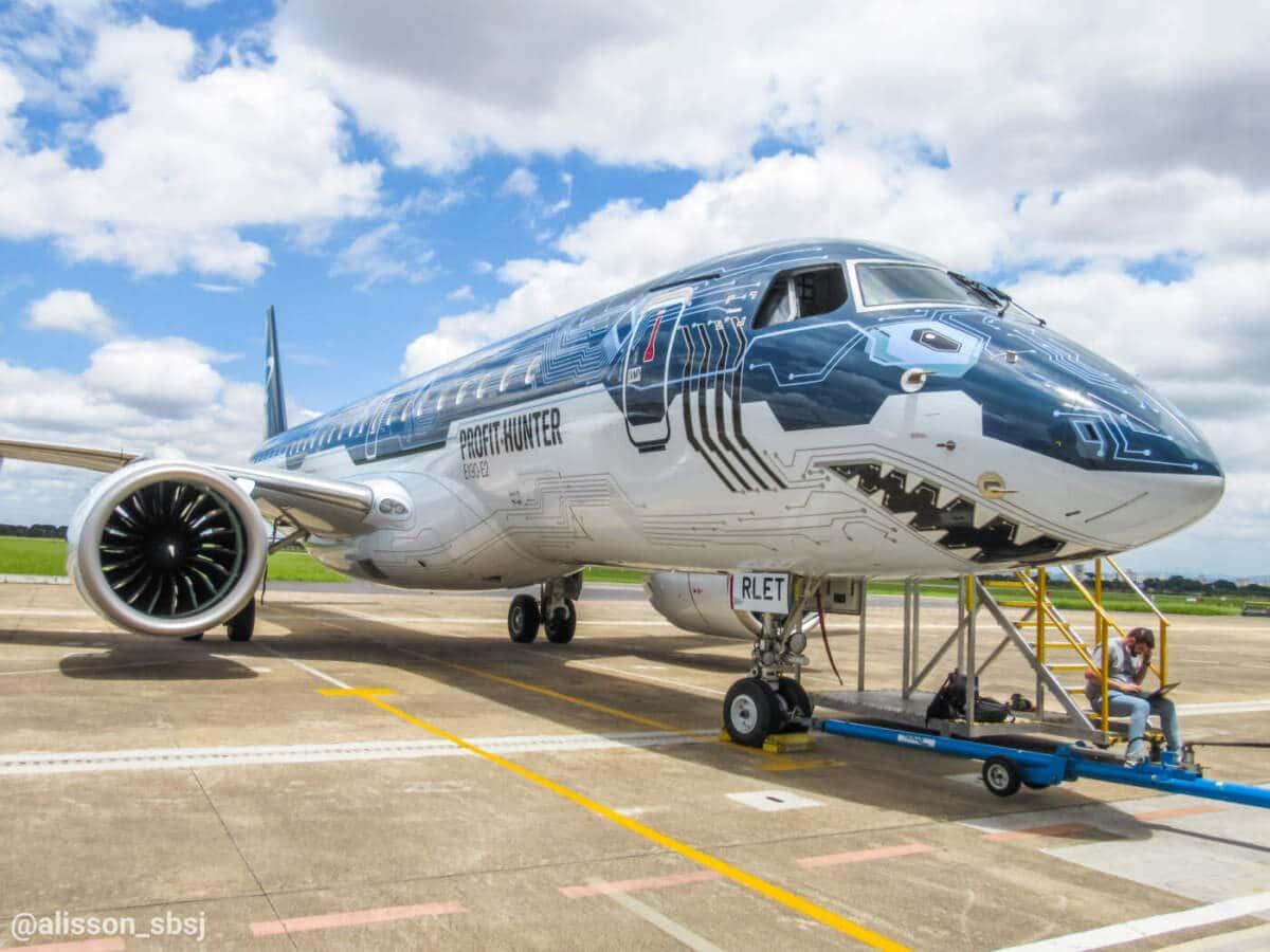 Novo avião do Palmeiras avaliado em R$ 280 milhões, faz pouso em Curitiba