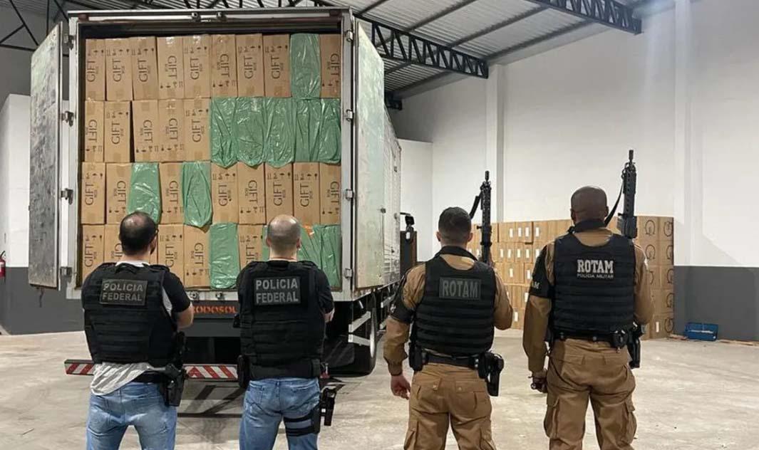Policiais Rodoviários do Paraná são investigados por facilitar contrabando do Paraguai