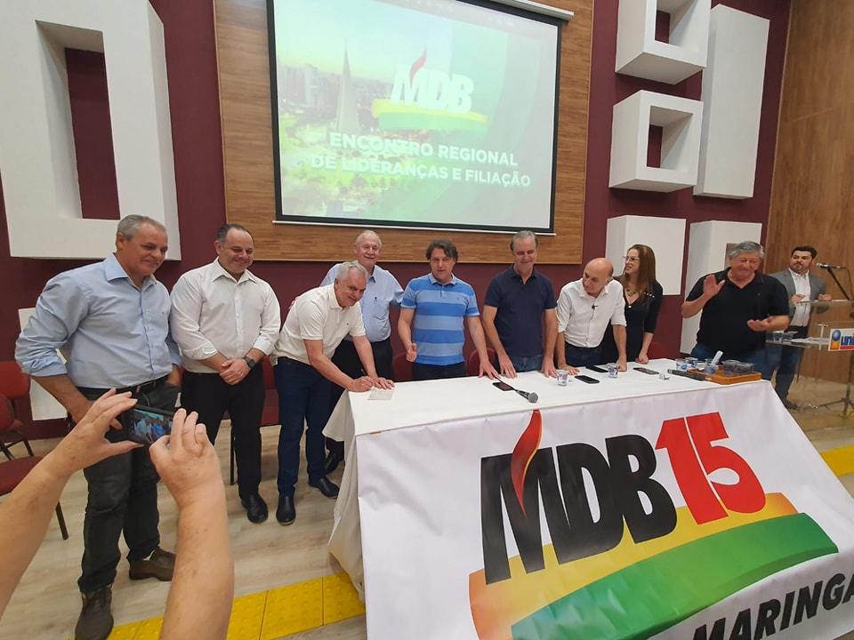 Meta do MDB é triplicar o número de prefeitos no Paraná, diz presidente estadual do partido