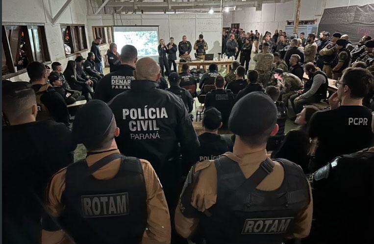 Megaoperação mira associação criminosa de traficantes e fornecedores de drogas em sete cidades do Paraná