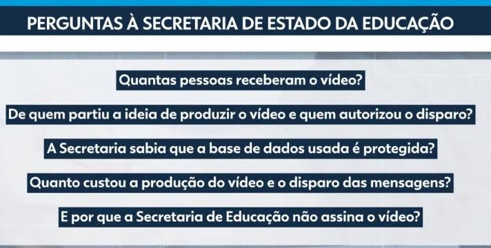 Vídeo da Secretaria de Educação do Paraná contra greve de professores foi enviado a mais de 2 milhões de pessoas