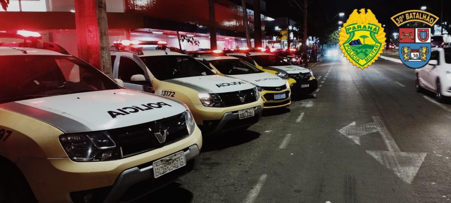Batalhões da PM em conjunto fazem operação em bairros violentos de Londrina