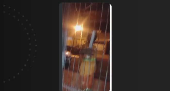 Garí de Sarandí ameaça cidadãos com facão. Motivo:reclamações de mau serviço prestado