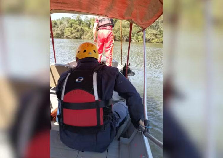 Pai e filho desaparecem após bote afundar no Rio Tibagi, no Paraná