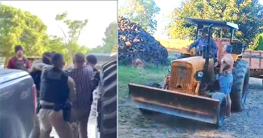 Agricultor é preso por desacato em cumprimento de mandado de prisão pela PM
