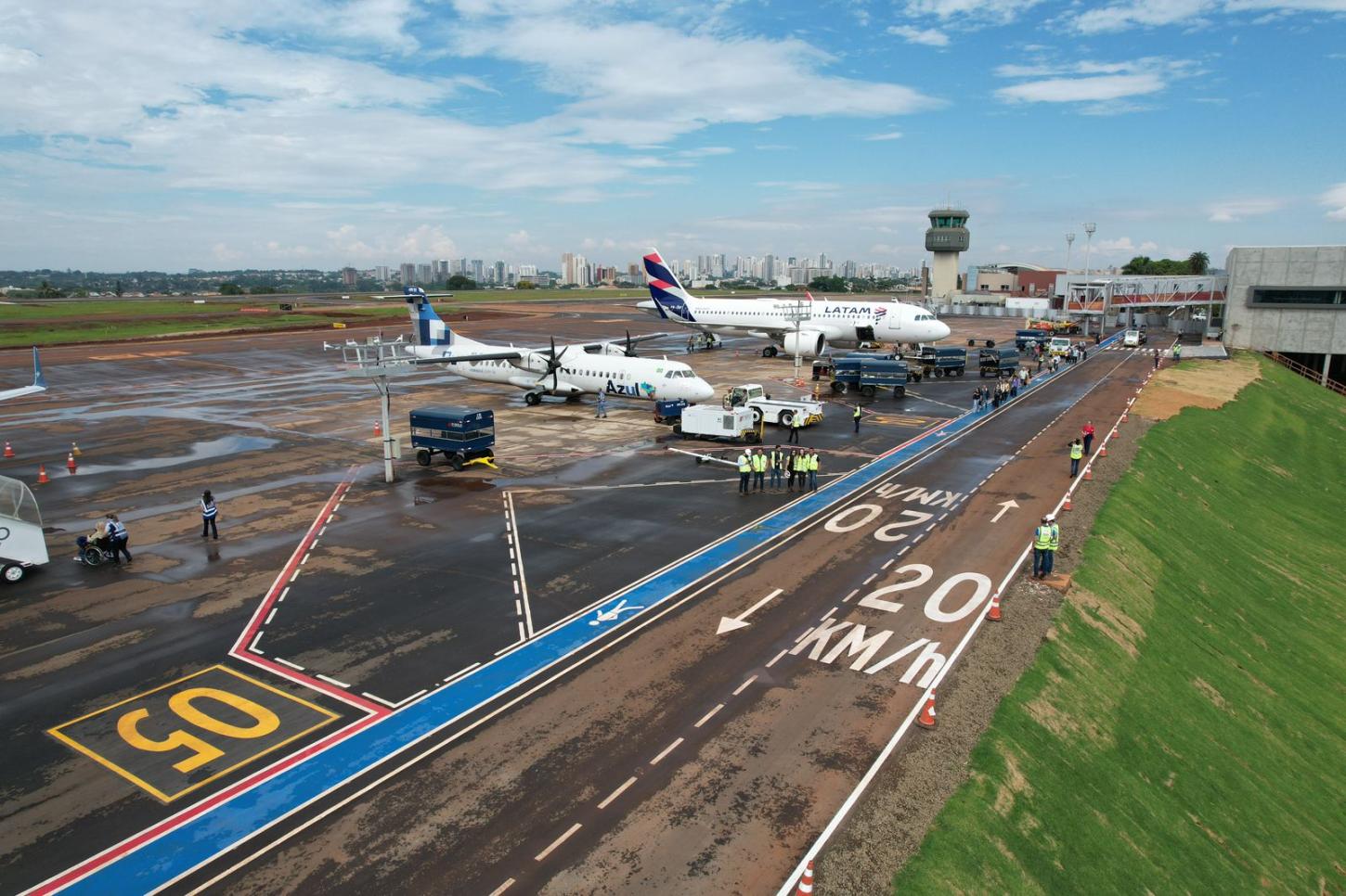 CCR Aeroportos entrega novo pátio de aeronaves do Aeroporto de Londrina