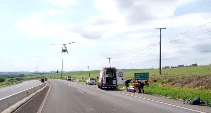 Ciclista idoso morre após ser atropelado na BR 369, perímetro urbano de Jataizinho