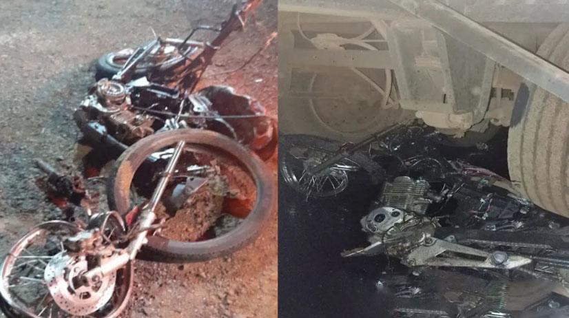 Moto para 'embaixo' de caminhão e deixa uma pessoa morta na BR-376