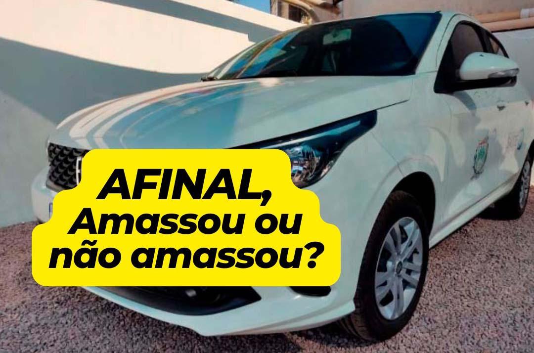 Denuncia aponta que servidor comissionado bate carro da prefeitura e o mesmo é escondido em barracão