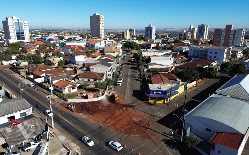 Prefeitura inicia obra de readequação no trânsito no perímetro urbano da BR-369