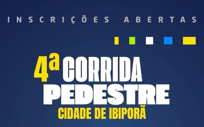 Inscrições abertas para a 4ª Corrida Pedestre Cidade de Ibiporã