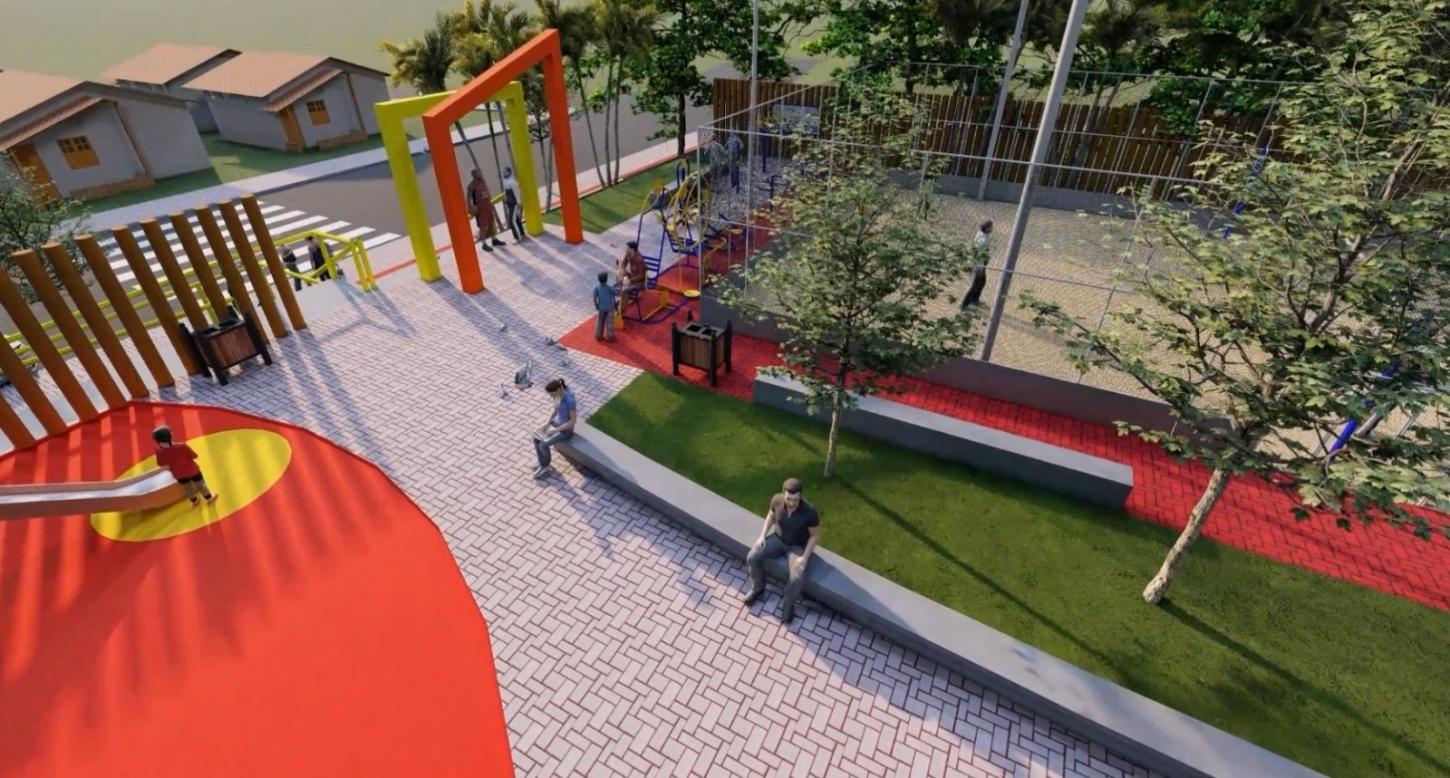 Conjunto Jamil Sacca na zona sul, ganhará praça de esportes e lazer