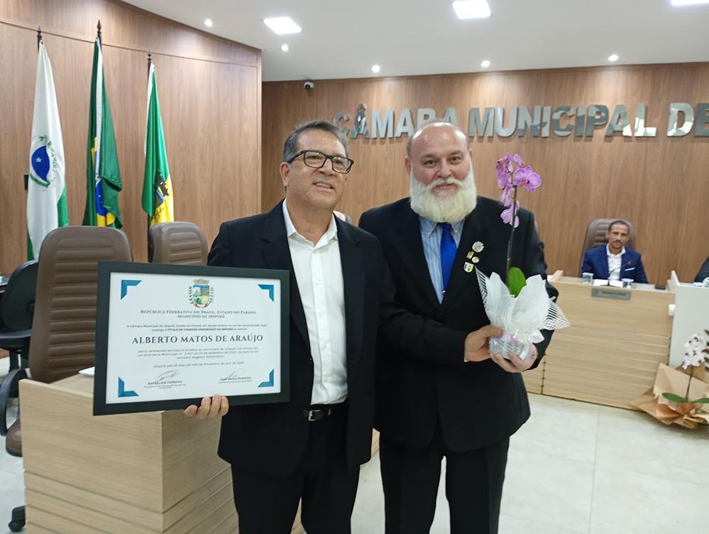 Empresário é homenageado com título de Cidadão Honorário de Ibiporã