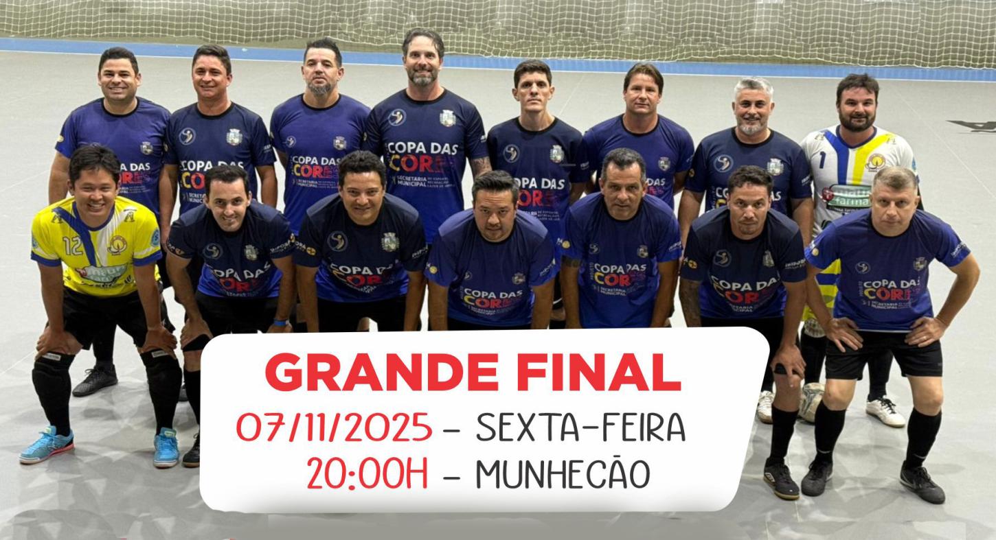 Hoje tem final de futsal no Ginásio de Esportes Munhecão em Ibiporã