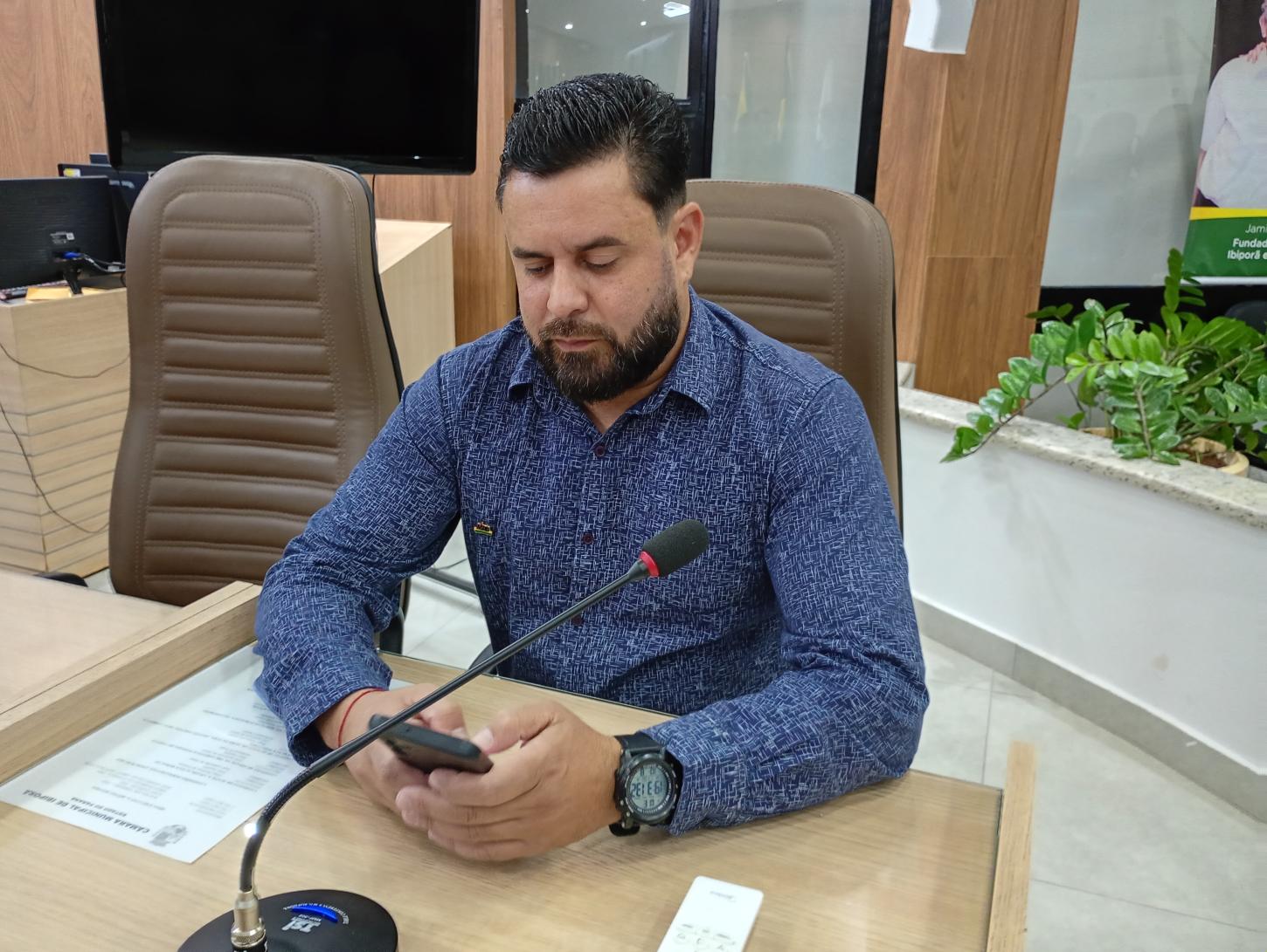 Vereador de Ibiporã, pede menos pressa, em relação a obras e mais atenção à população