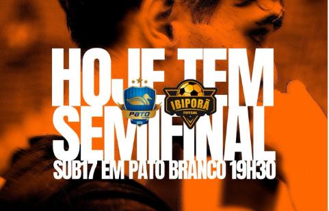Ibiporã Futsal sub 17 joga hoje em Pato Branco defendendo vaga na final do Paranaense
