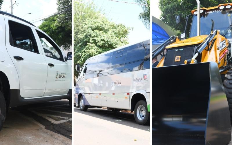 A Prefeitura de Ibiporã entrega veículos para Saúde, Cultura e Agricultura