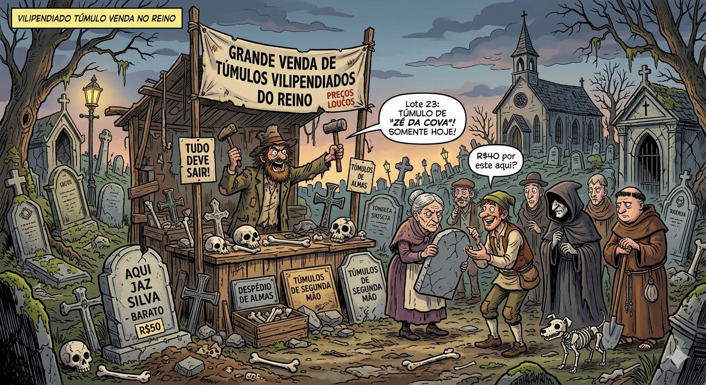A venda de túmulos e o cemitério no Reino da Dinamarca