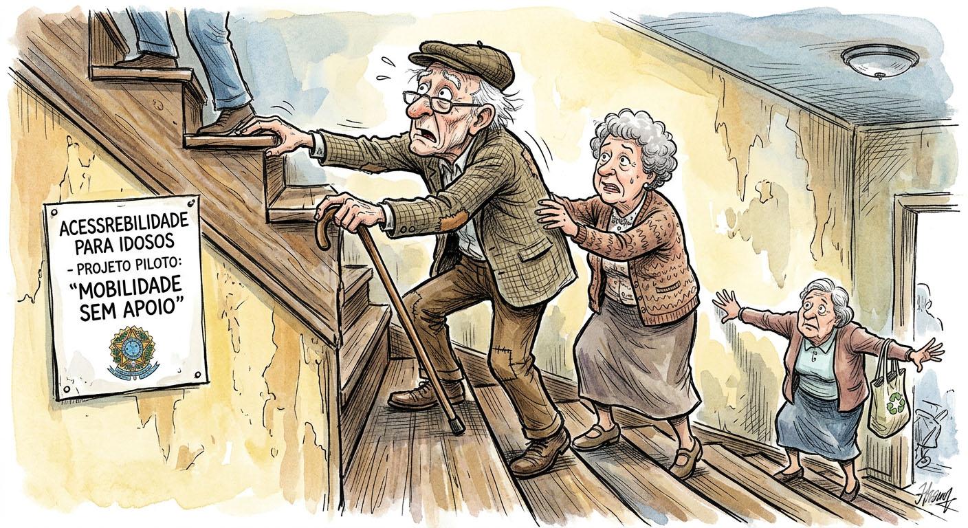 O Grande Estudo do Corrimão: A Vitória da Burocracia
