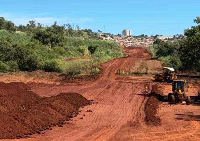Avançam as obras de interligação do centro com a zona sul de Ibiporã