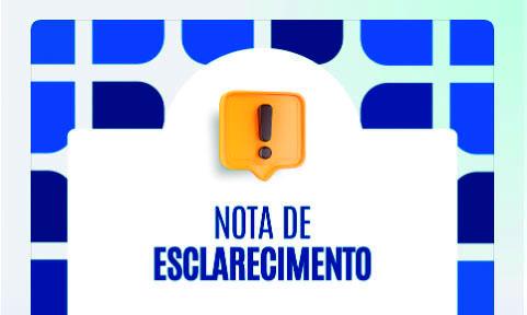 NOTA DE ESCLARECIMENTO E RETRATAÇÃO