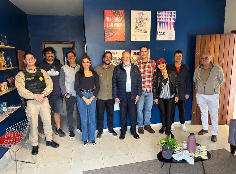 Deputado Tercilio Turini vai buscar apoio para o 28o Festival Kinoarte de Cinema