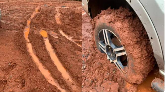Moradores de Poço Bonito em Ibiporã, clamam por socorro após obra abandonada
