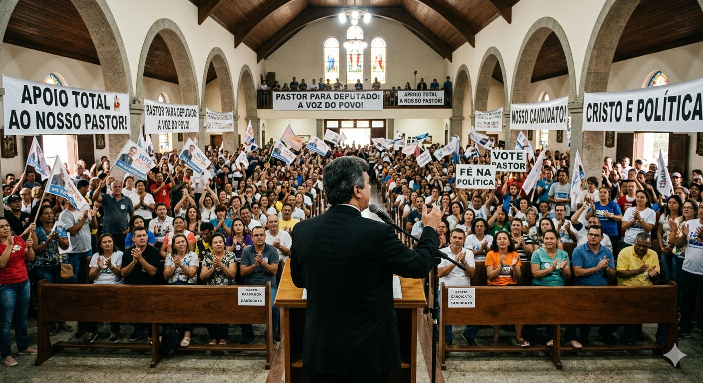 Do Púlpito ao Palanque: Quando a Palavra de Deus é trocada pelo projeto de poder
