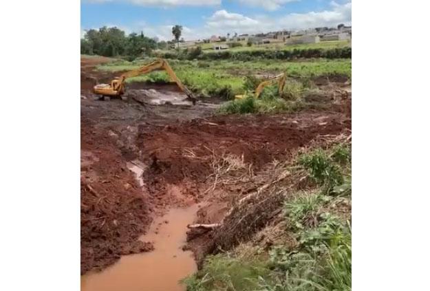 Esclarecimento sobre o descarte de solo das obras do Lago dos Tucanos
