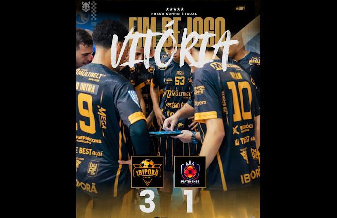 Ibiporã vence Santo Antônio da Platina por 3 a 1 e decide o fim de semana dos JAPS.