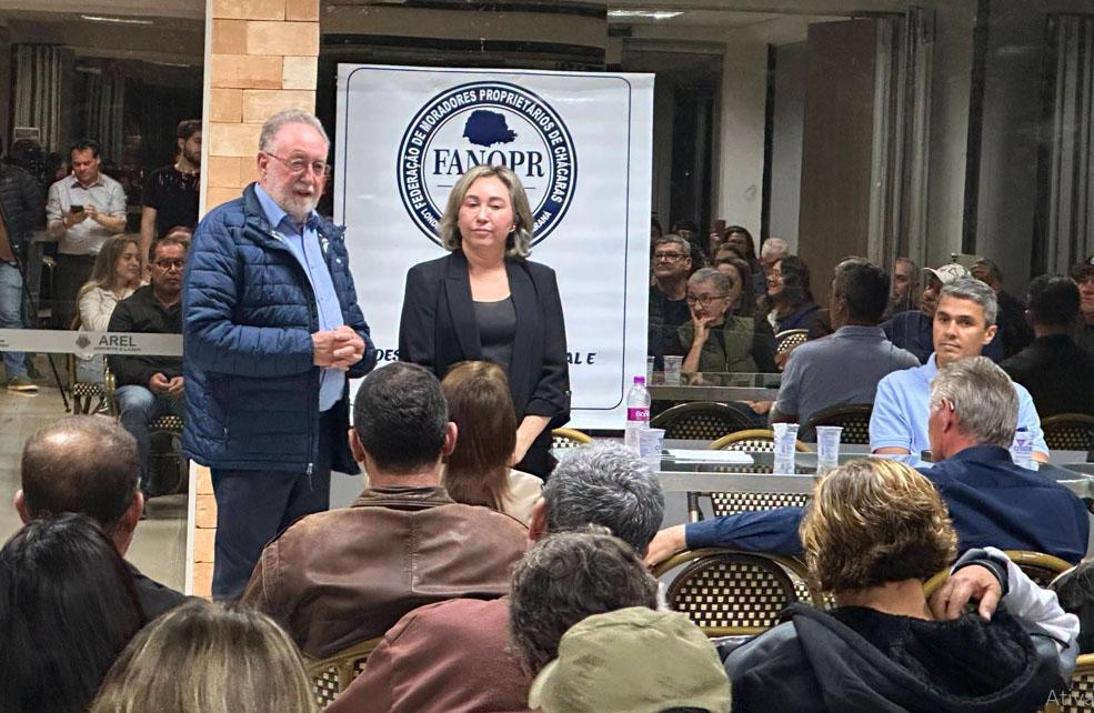 Tercilio Turini reafirma apoio aos chacareiros, que já podem pedir ligação de energia à Copel