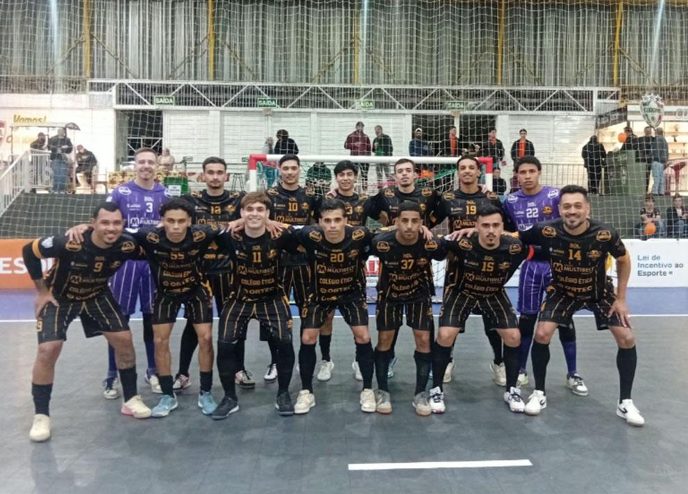 Ibiporã Multibelt Futsal supera caldeirão fora de casa e bate o Coronel Futsal por 2 a 0 na Série Prata