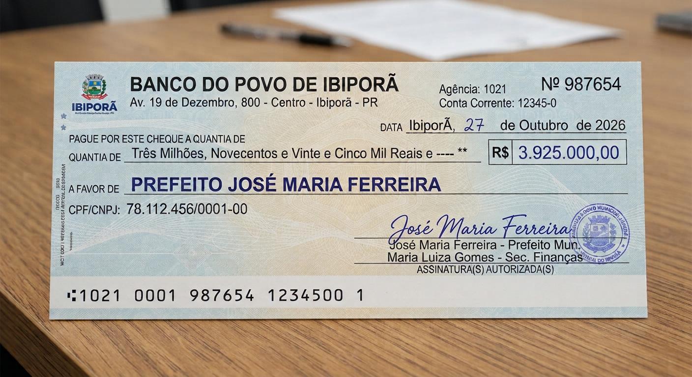 Crédito milionário sob suspeita: Executivo pede R$ 3,9 milhões enquanto gastos na Câmara estouram o teto