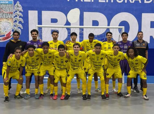 Ibiporã Multibelt Futsal aplica 15 a 0 no São Joseense, reverte vantagem e avança com autoridade no Paranaense Sub-20